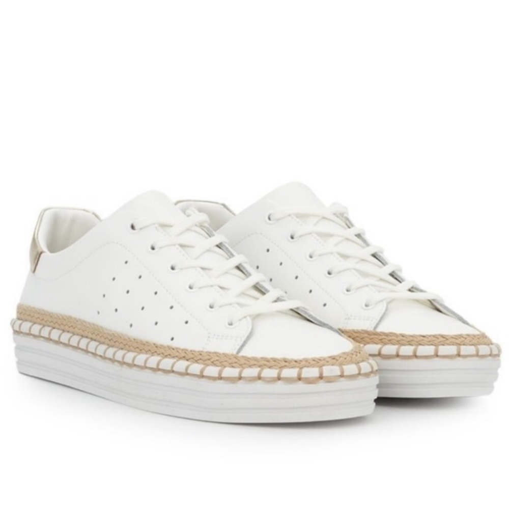 Sam Edelman White Kavi Leather Shoes